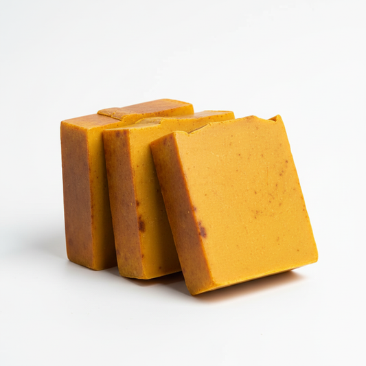 Natural Turmeric Soap with Kojic Acid - Brightening Face & Body Cleanser